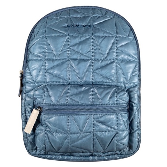 Michael Kors Winnie Medium Quilted Nylon Blue Backpack main image 2